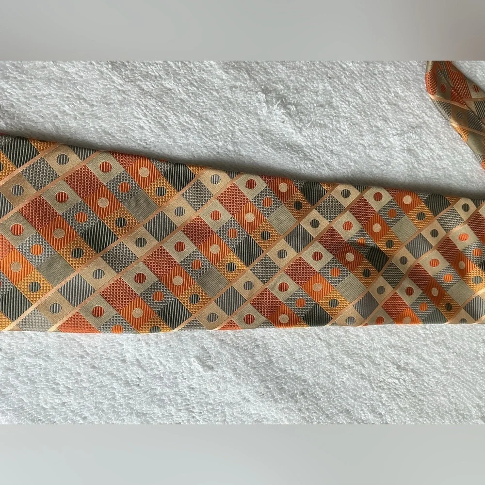 Stacy Adams Multicolor Checkered Tie